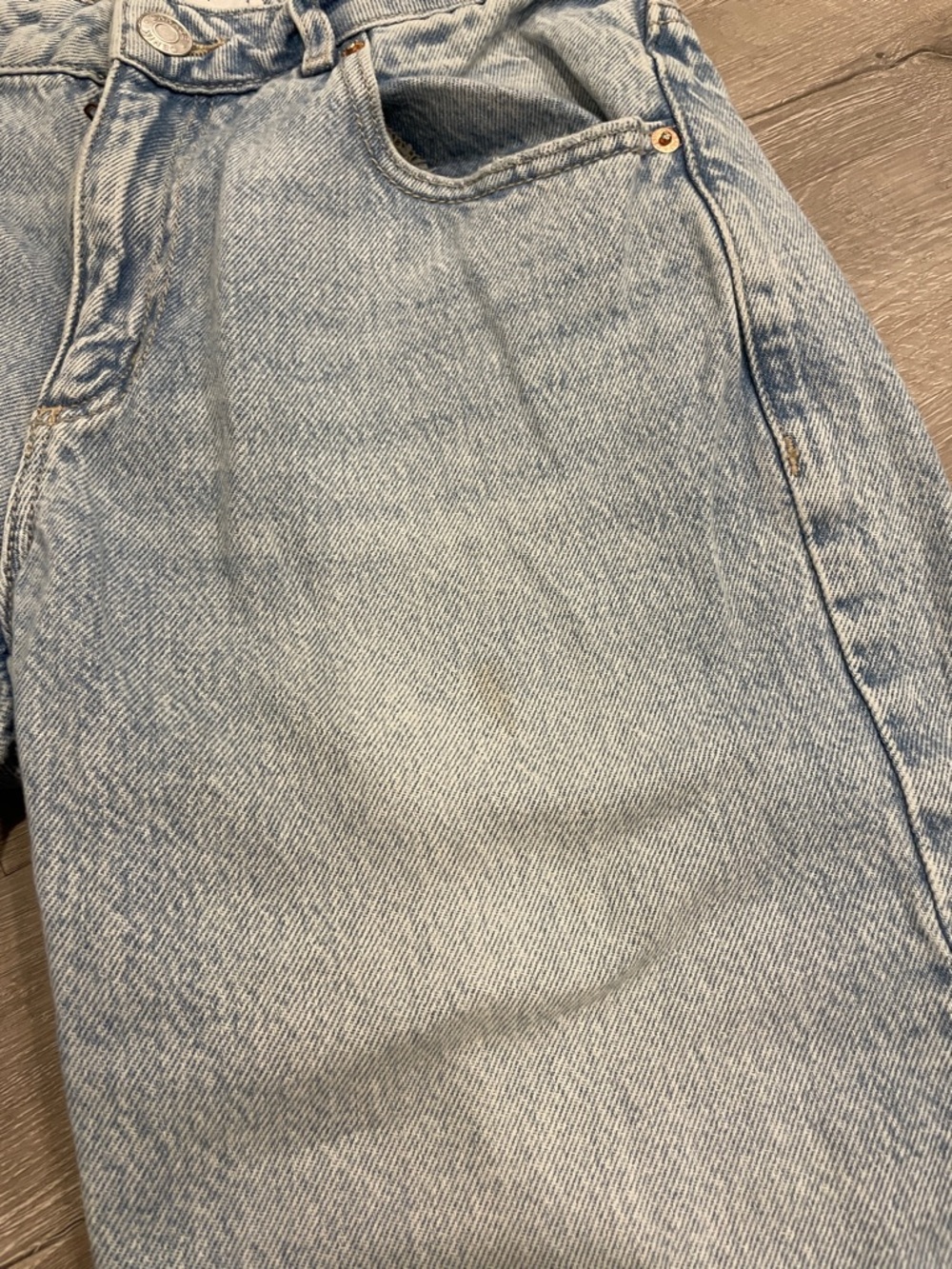 Garage Light Blue Slouchy Jeans - Picture 4 of 4